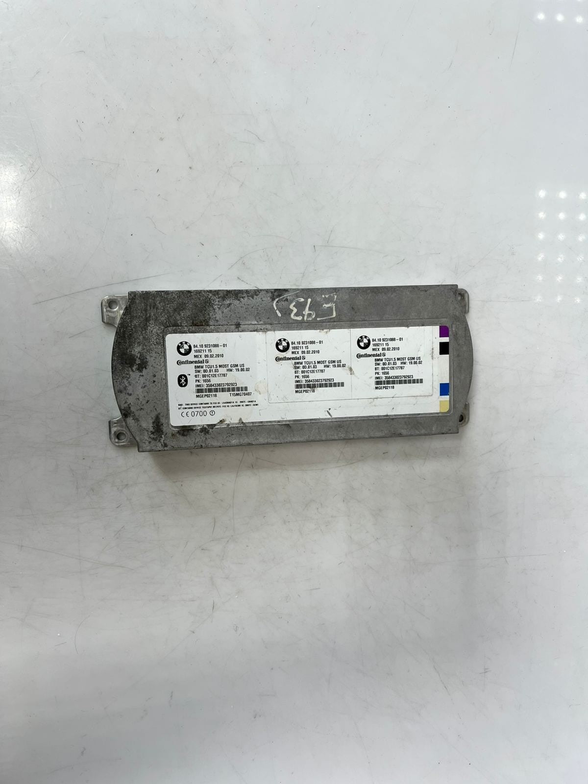 2011-2013 BMW 328i Telematics Bluetooth Communication Control Module 9231088 OEM