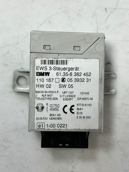 2000-2001 BMW X5 E38 E39 E46 E53 Ews Immobilizer Control Module 8382452 OEM
