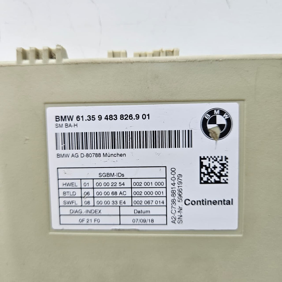 2018-2024 BMW X3 X4 Front Seat Position Memory Control Module 9483826