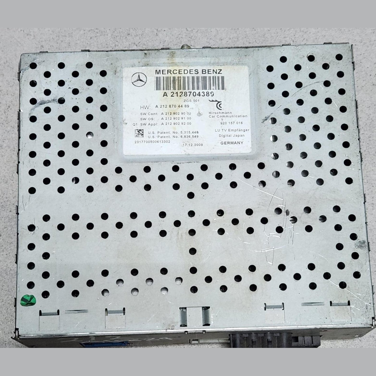 Benz Tv Tuner A2128704389 W212 E-Class and W204 C-Class