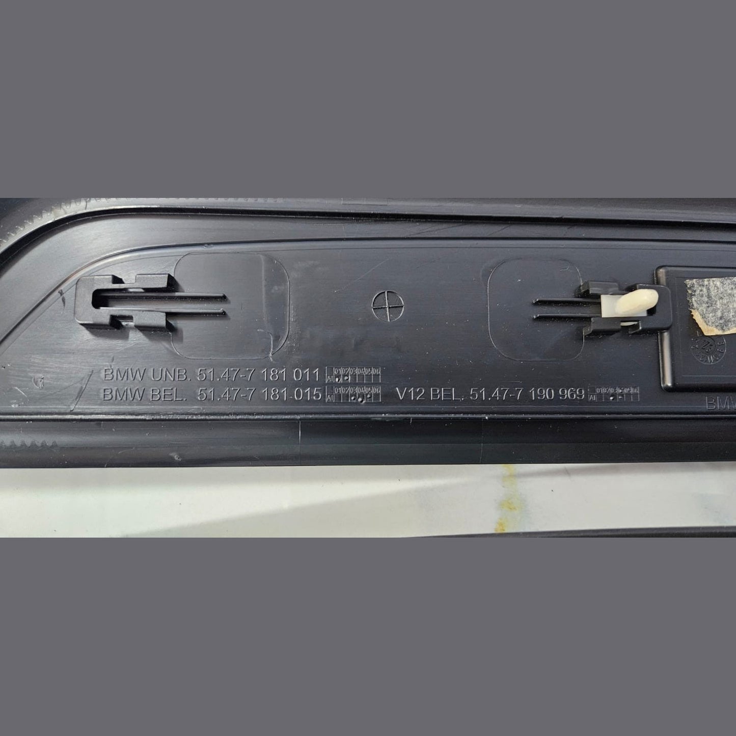 OEM BMW F01 F02 Front Rear Door illuminated Sill Plate Kick door step trim Set