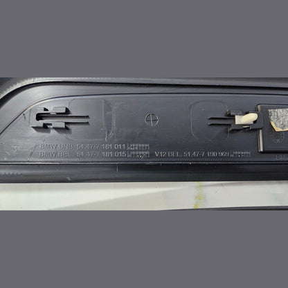 OEM BMW F01 F02 Front Rear Door illuminated Sill Plate Kick door step trim Set