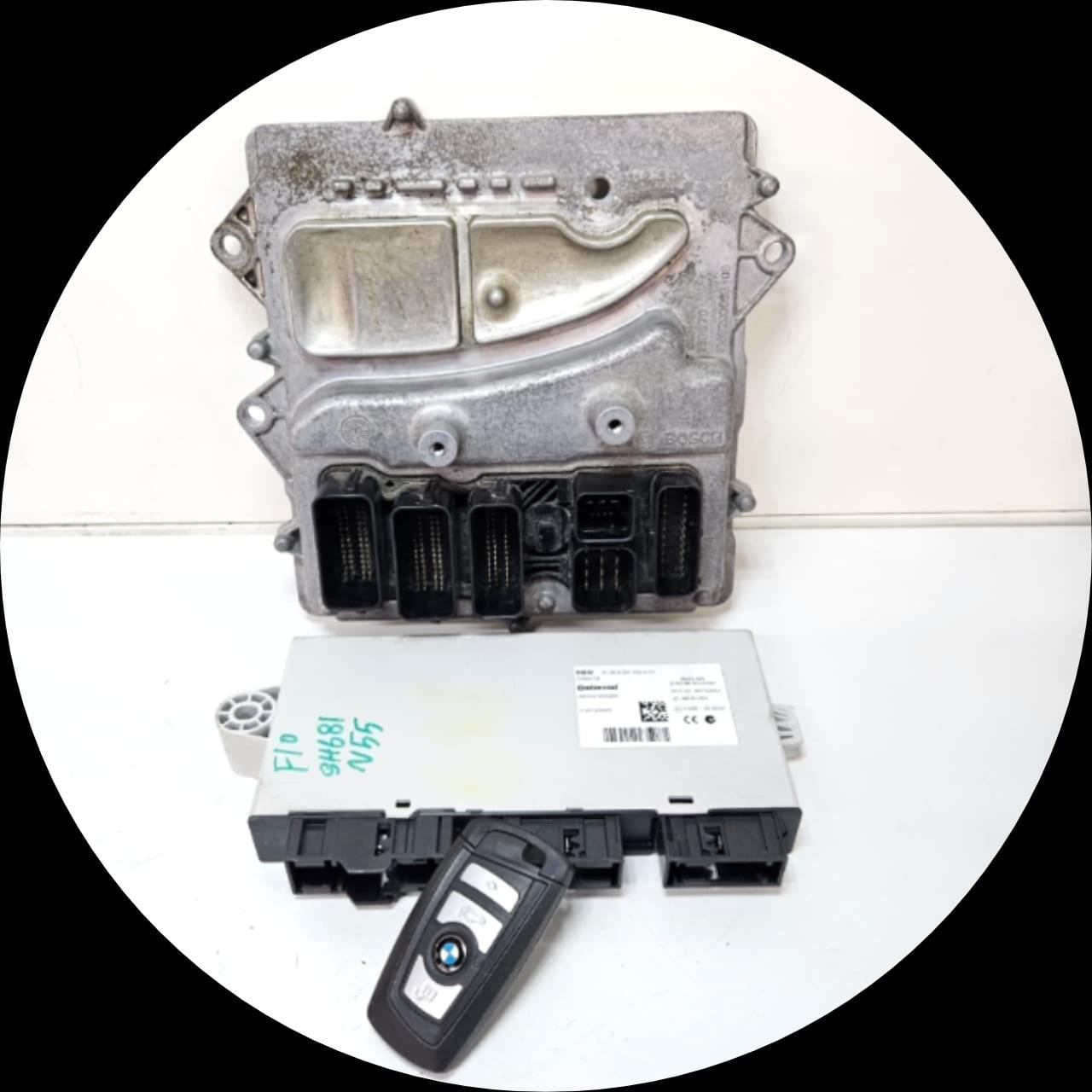 7649279-BMW F30 F31 F10 N55 Engine Control Unit DME Key Set