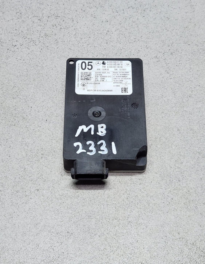 2012-2015 Mercedes-Benz GL-Class Distance Radar Sensor A0009028816 W212
