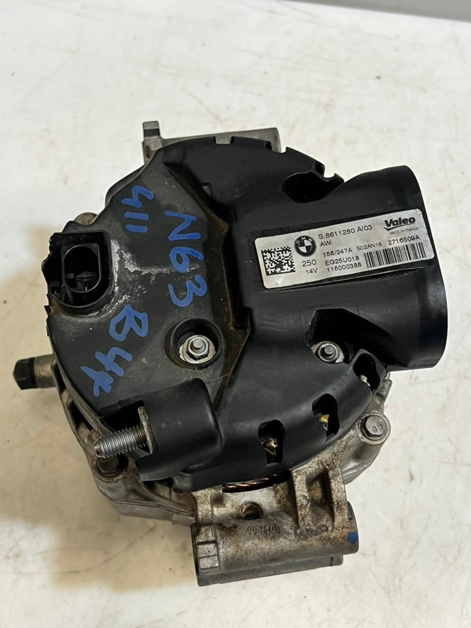 BMW 750i B7 XB7 X5 M850i M550i G14 N63 B44 G11 Alternator GENERATOR 8611280 OEM