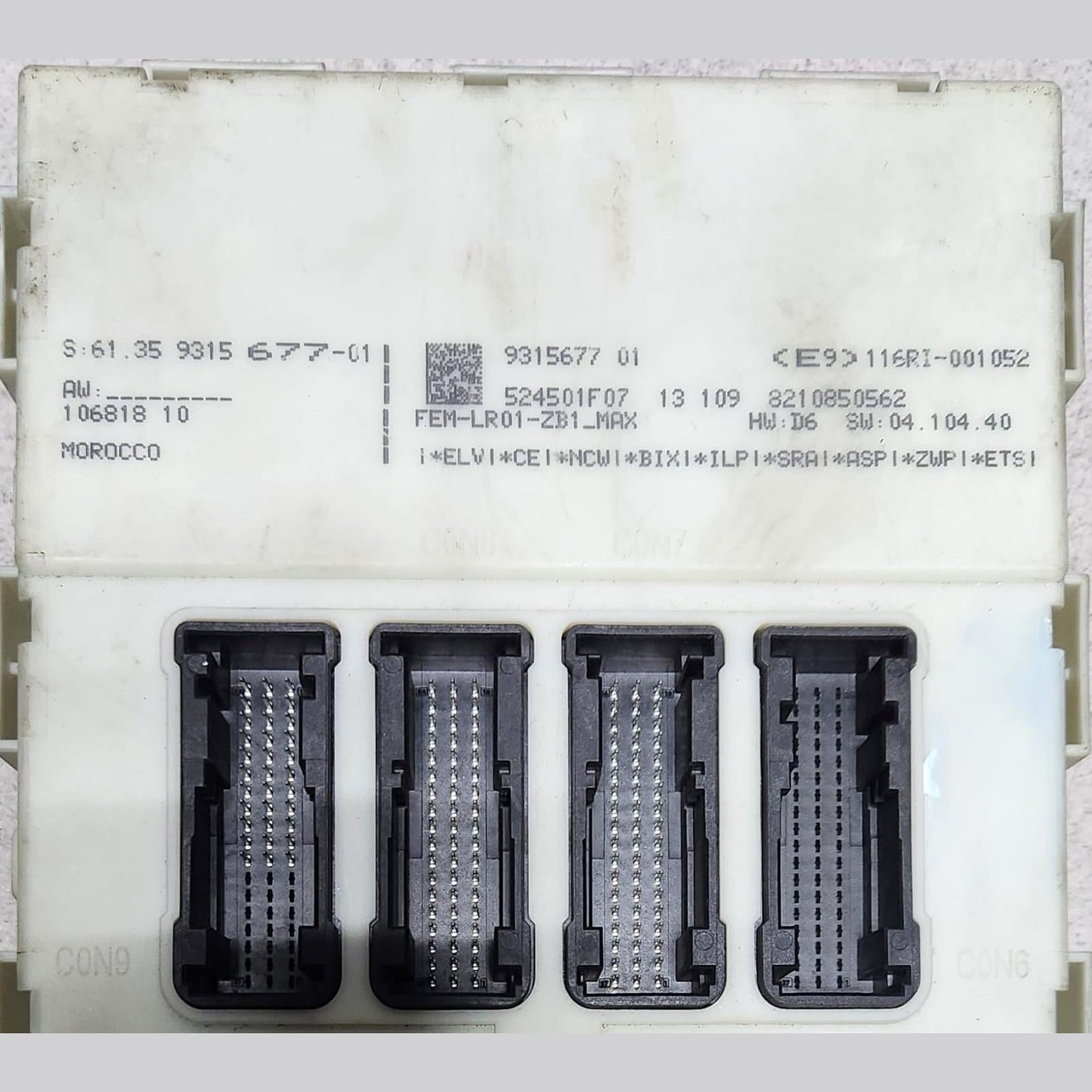 BMW Body Control Module 9315677  F22 F30 F31 F32 F35 F36 F80 F82 