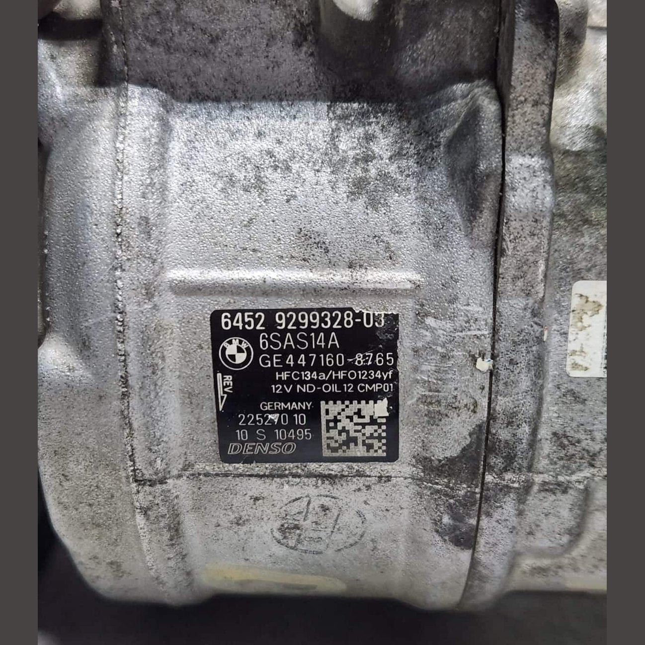 BMW Air Conditioning Compressor 9299328 1 Series F20 F21 3 Ser F22 F23 F30 B38