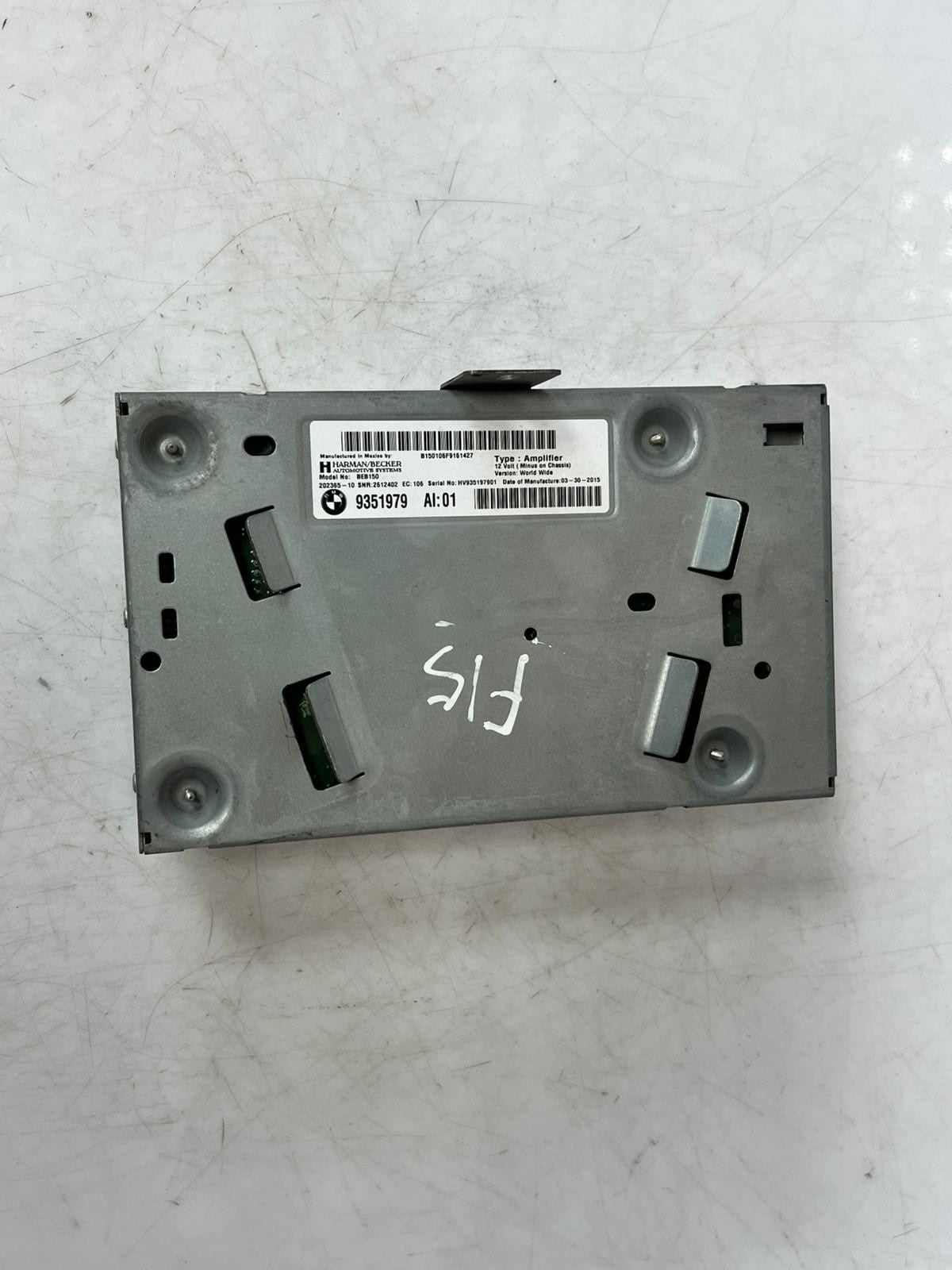 2014-2019 BMW X5 F15 and X6 F16 Sound Audio System Amplifier 9351979 OEM