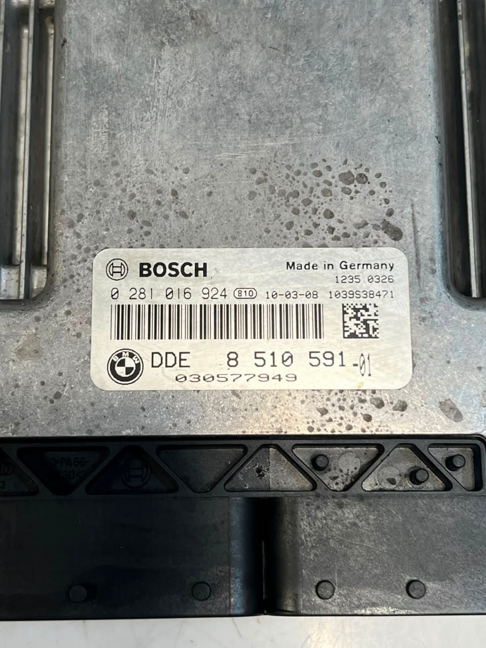 BMW X1 E84 E81 E87 E90 LCI N47 Engine Control Unit ECU ONLY DDE 8510591 OEM 