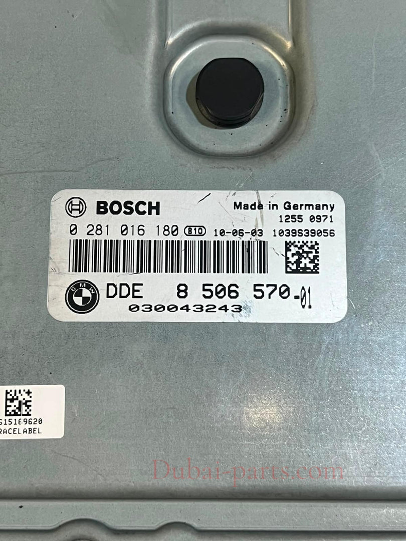 BMW X5 E70 X6 E71 N57 Engine Control Unit ECU SET DDE+CAS3+1KEY 8506570 OEM
