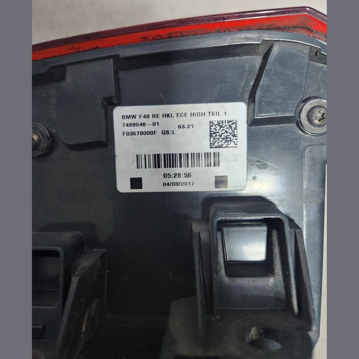 2019-2020 BMW X1 Rear Tail Light 7488546 X1 F48 F49