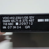 1995-2003 BMW 525i Cruise Control Module 8375497 E39 5 Series and E38 7 Series