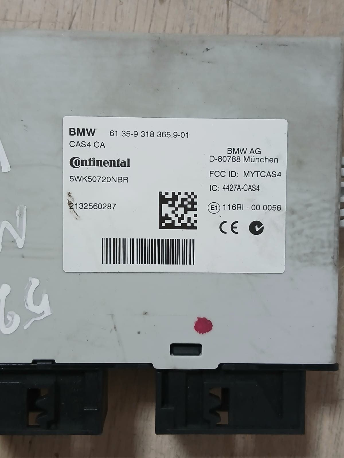 2011-2013 BMW F10 N20 520I Engine Control Unit SET DME+CAS4 CA+ 2KEYS 8617551