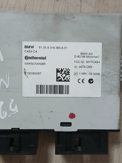 2011-2013 BMW F10 N20 520I Engine Control Unit SET DME+CAS4 CA+ 2KEYS 8617551