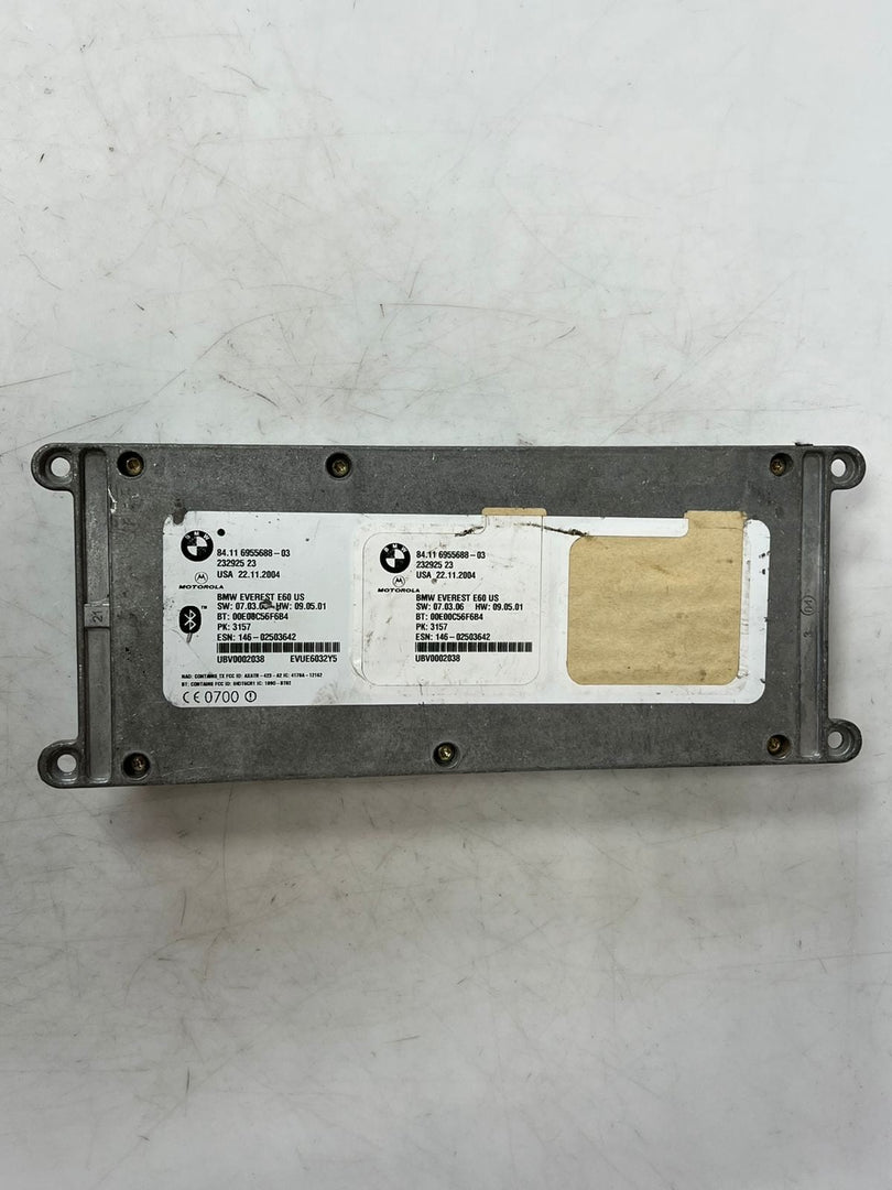 2005 BMW 525i 5' 6' E60 E63 E64  Bluetooth Telematics Control Module 6955688 OEM
