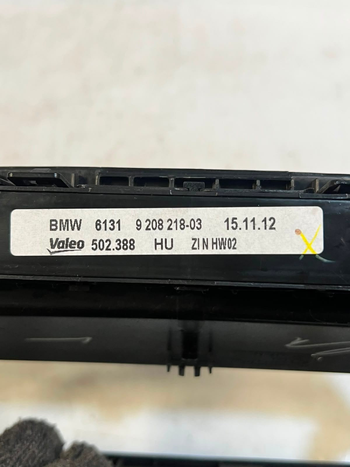 2011-2013 BMW X5 E70 X6 E71 AC Climate Control Panel 9310449 OEM