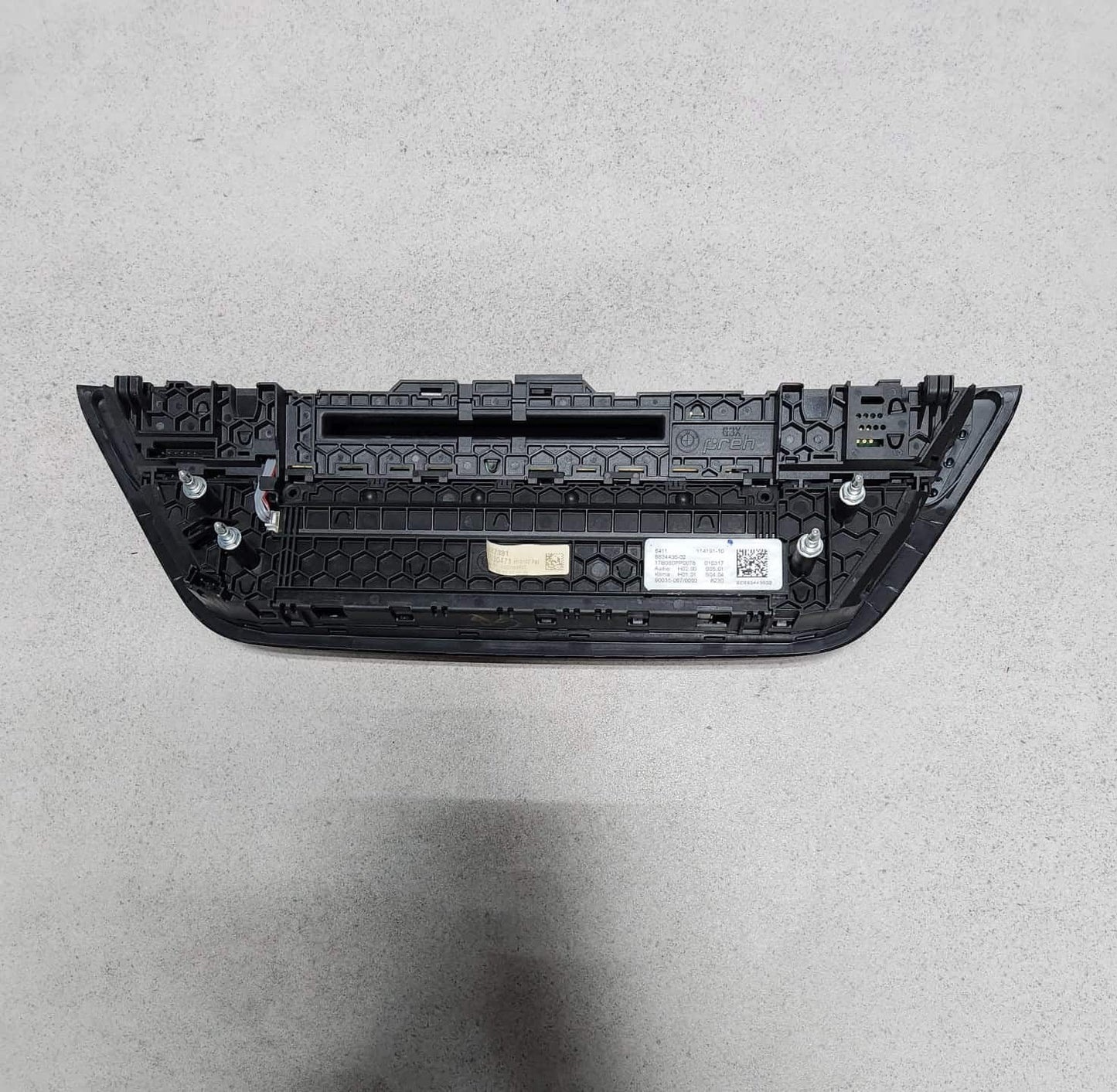 BMW Climate Control Panel 6834435 5 Series G30 G31