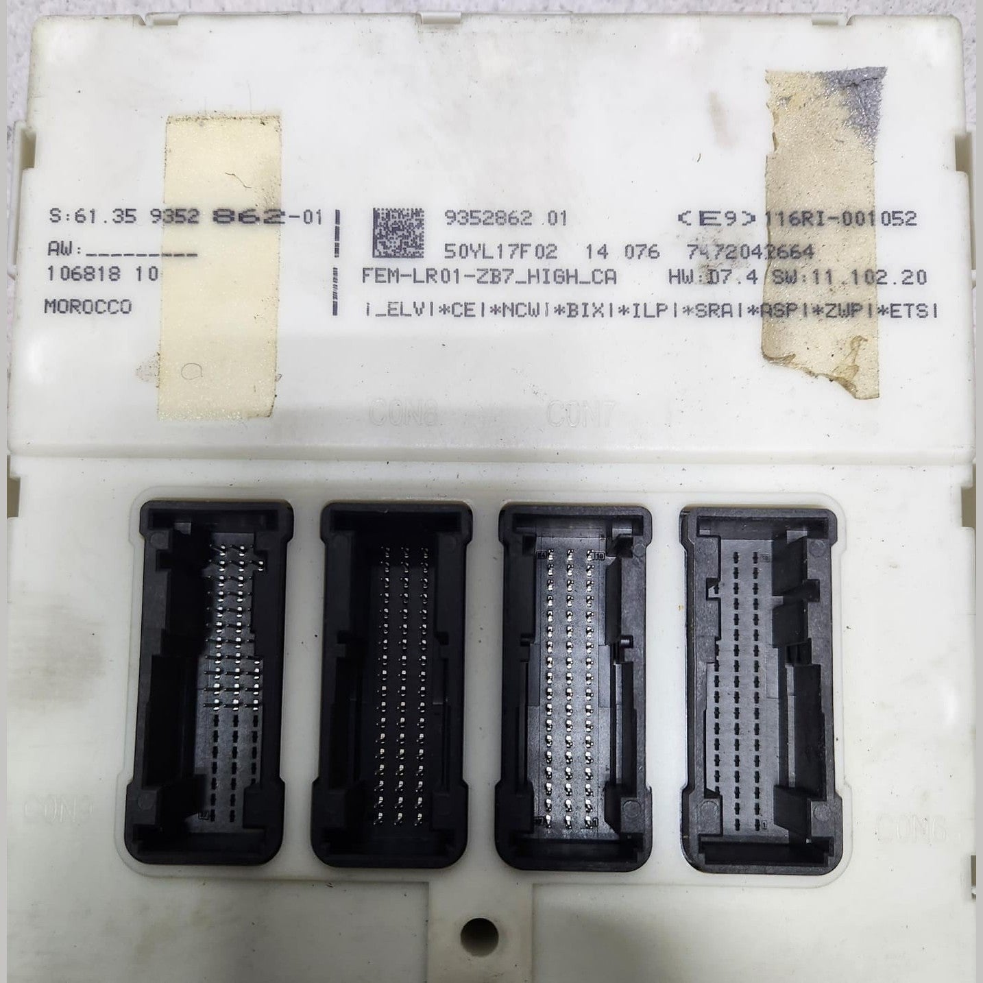 2014-2016 BMW 435i Body Control Module 9352862 F30 335xi 435i and 228 