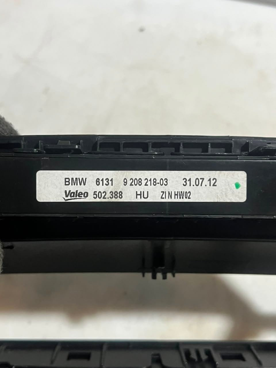 2007-2014 BMW X5 E70 and X6 E71 E72 A/C Climate Control Panel 9279653 OEM