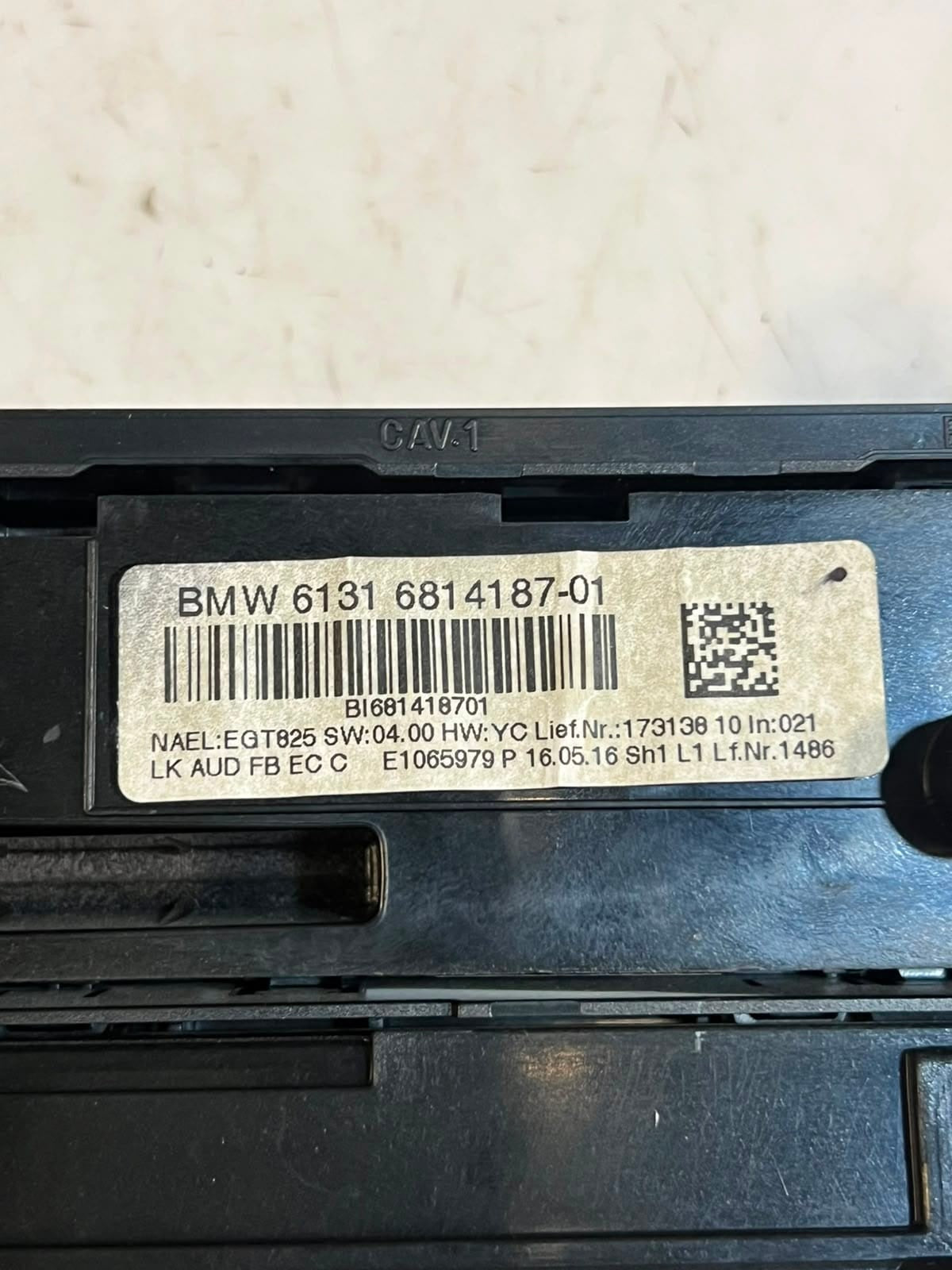 BMW 1 Series F20 F21 F22 AC Climate Control Panel 6814187 OEM