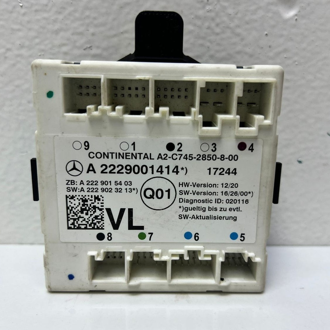 Mercedes-Benz W222 S-Class Front Left Side Door Control Module A222 9001414 OEM