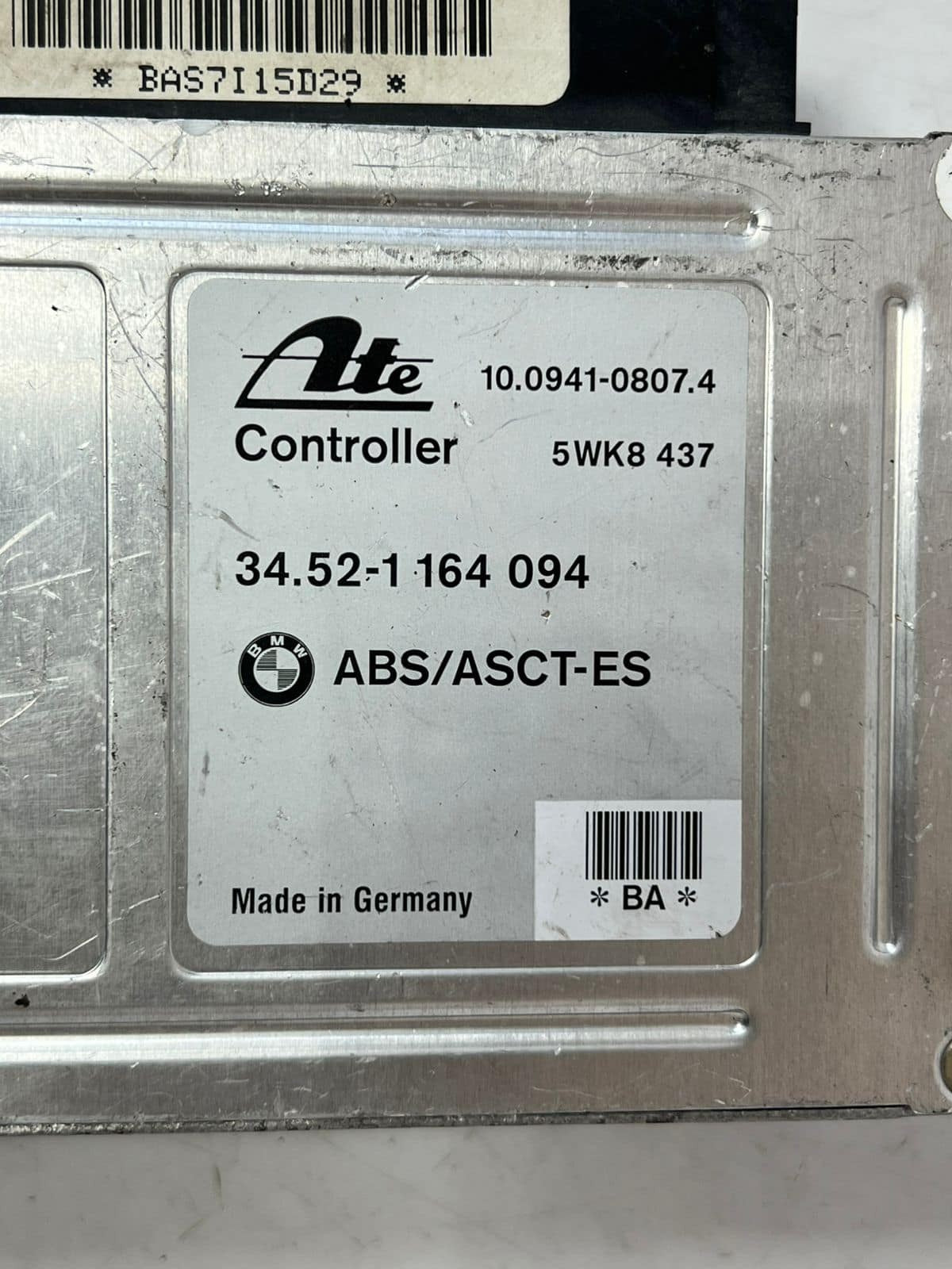 1997-1999 BMW E38 323i 328i Z3 Abs ASC+T Anti Lock Brake Control Module 1164094