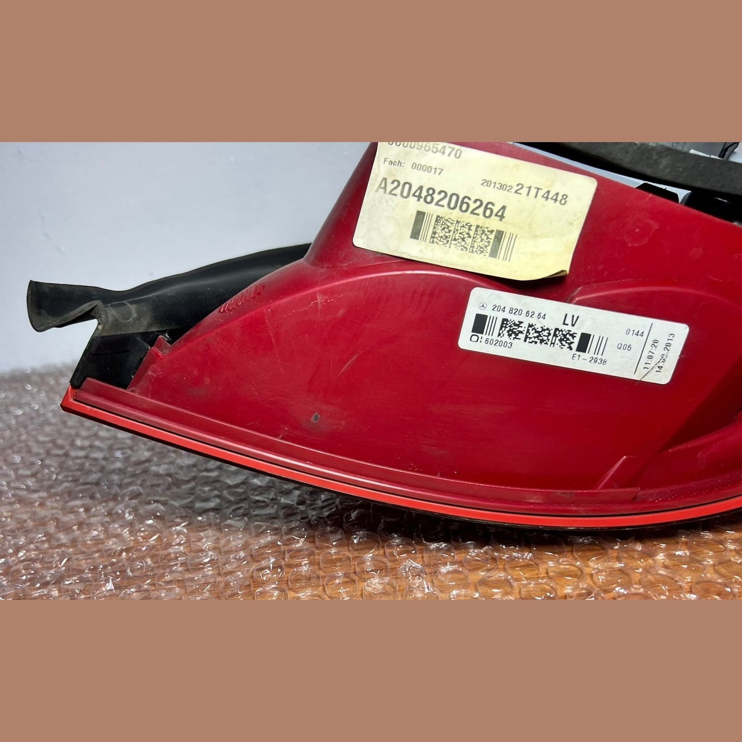 Mercedes W204 C-Class Rear Left Side Tail Light Brake Stop Lamp A204 8206264