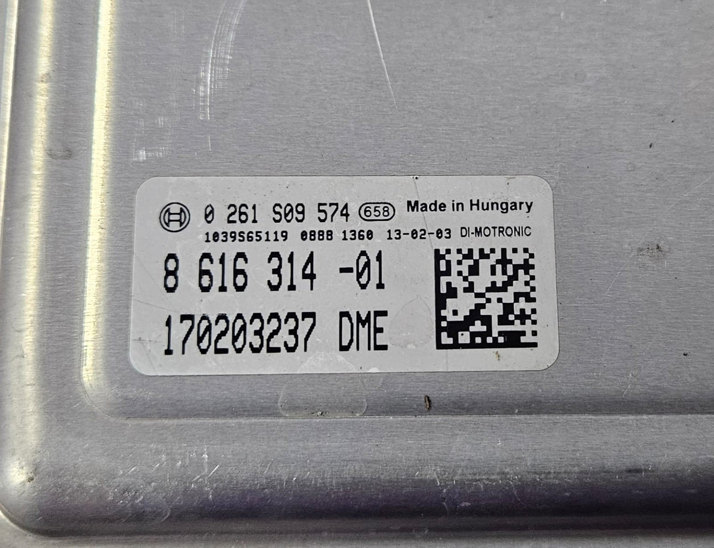 OEM BMW 740I N55 F02 F10 F20 F30 ENGINE CONTROL UNIT DME ECU SET 8616314 BOSCH