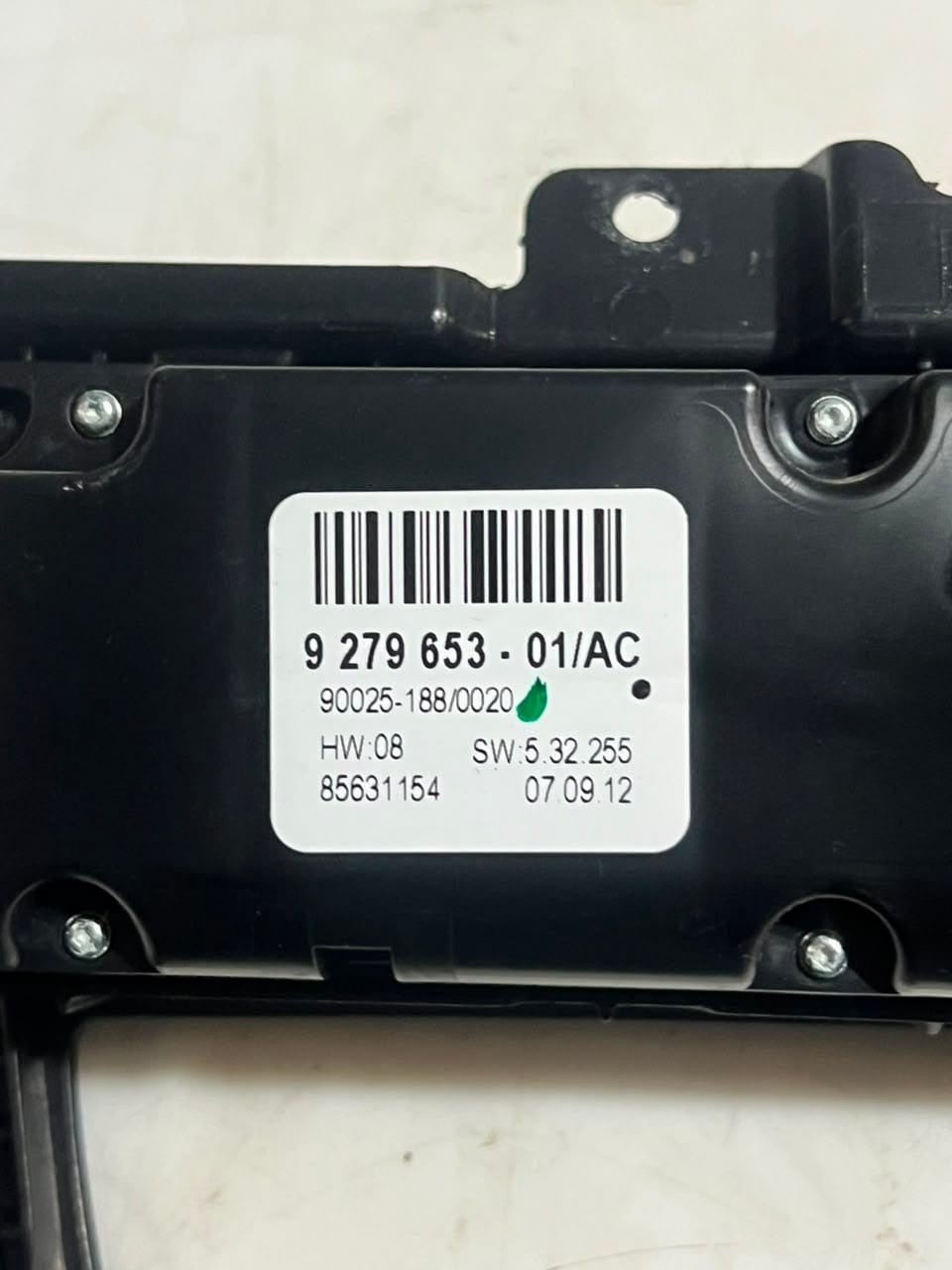 2007-2014 BMW X5 E70 and X6 E71 E72 A/C Climate Control Panel 9279653 OEM