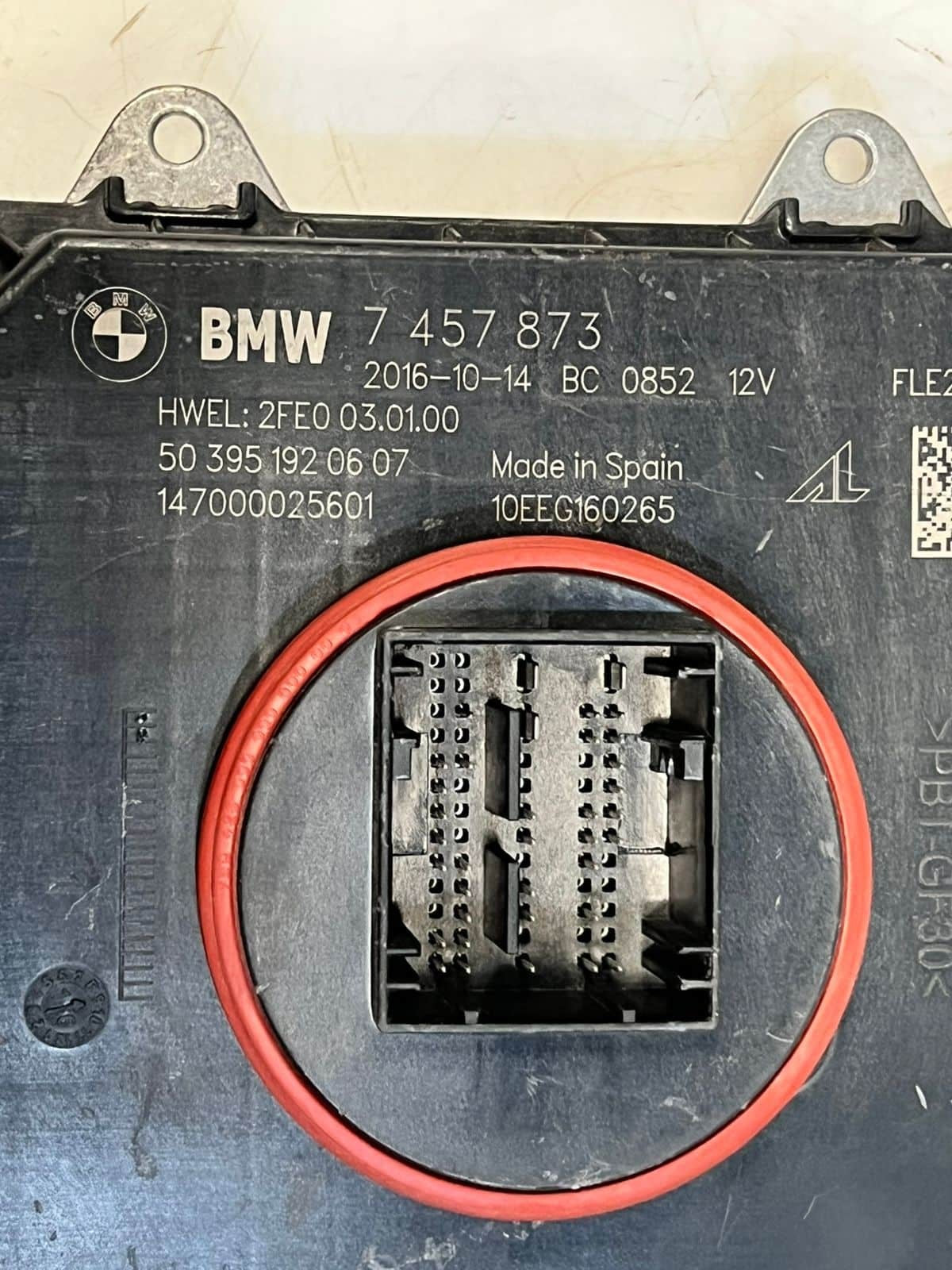 BMW F20 F22 F30 F32 F34 X5 X6 LCI LED Headlight Control Module 7457873 OEM