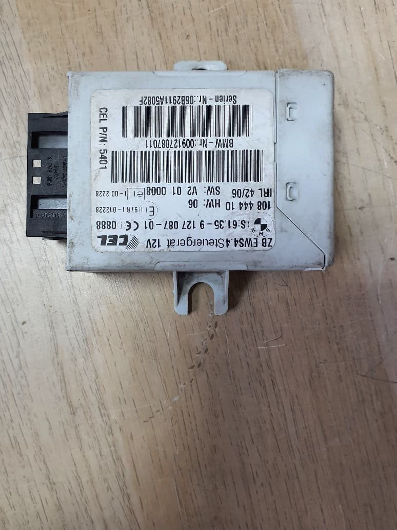 07-10 BMW X3 Electronic Immobilizer System Control Module 9127087 X3 E83 3.0L