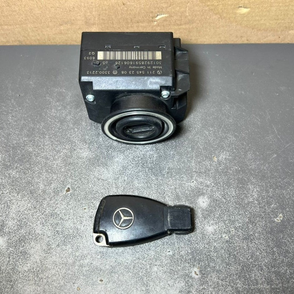 03-09 Mercedes W211 E-Class Ignition Switch Module Unit W/key A211 5452308