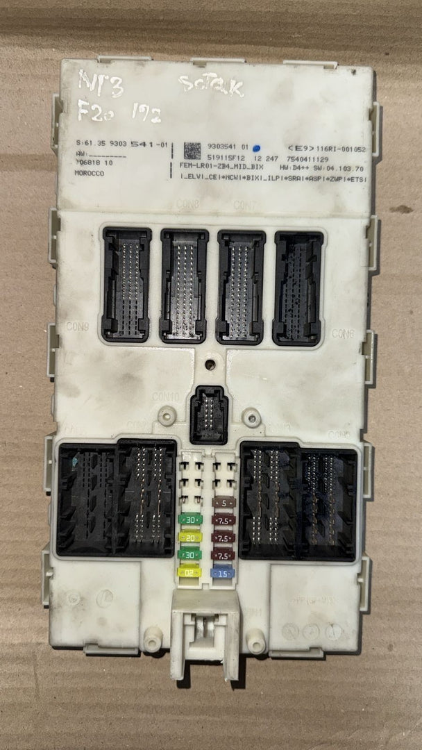 BMW FEM F20 116i 2010 TO 2013 RHD CAR BODY CONTROL MODULE - 9303541