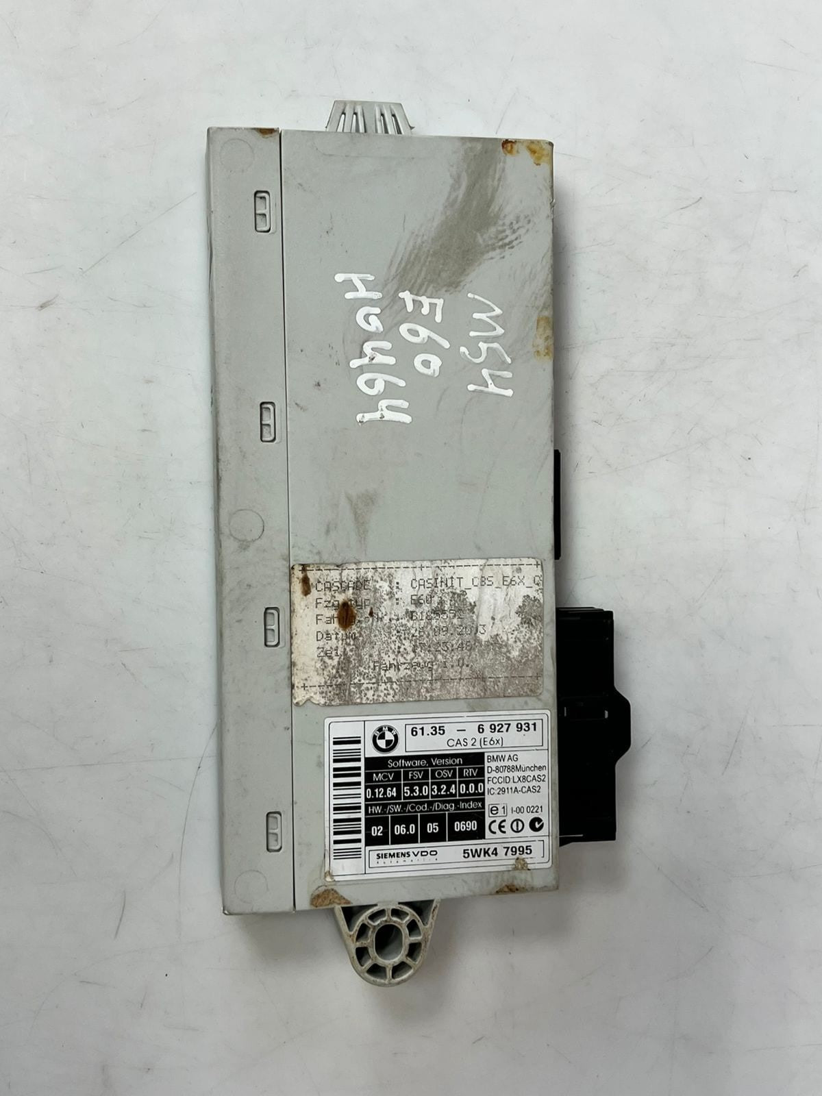 2004 BMW 5 6 Series E60 E61 E63 E64 Control Unit Module CAS 2 CAS2 6927931