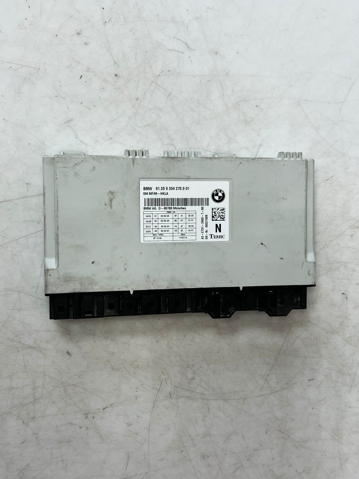 2011-2016 BMW 535i 740LI Seat Control Module SCM 9354278 OEM