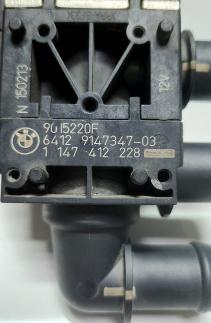 2018-2020 BMW 530e Heater Changeover Valve 9147347 3, 5, and 7 Series 