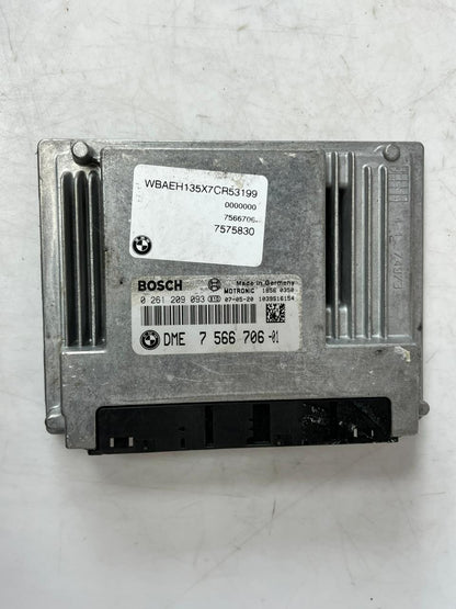 2006-2007 BMW 550i Engine Control Module 7566706 E63 E64 550i 650i 750i 4.8L SET