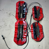 Mercedes-Benz E63 W212 AMG E-Class Front \ Rear Brembo Red Brake Calipers Set