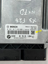 BMW X3 F25 N47D F10 Motorsteuergerät ECU SET DDE + CAS4 + 1 SCHLÜSSEL 8513184 OEM