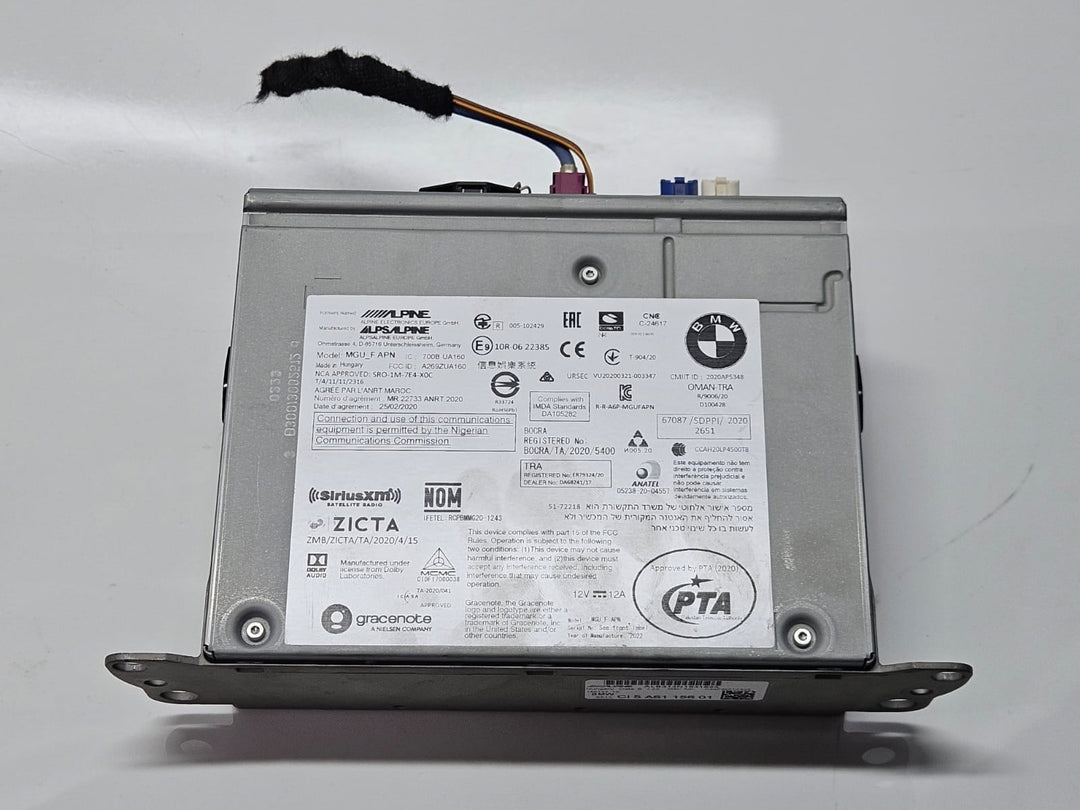 5A61156-2019 BMW Z4 G29 G14 G15 Navigation Audio Head Unit OEM