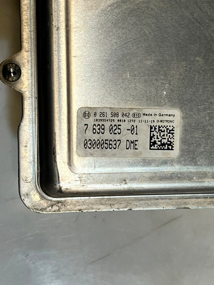 2012 BMW 5' F10 N55 Active Hybrid 5 Engine Control Unit ECU SET DME+CAS4 7639025