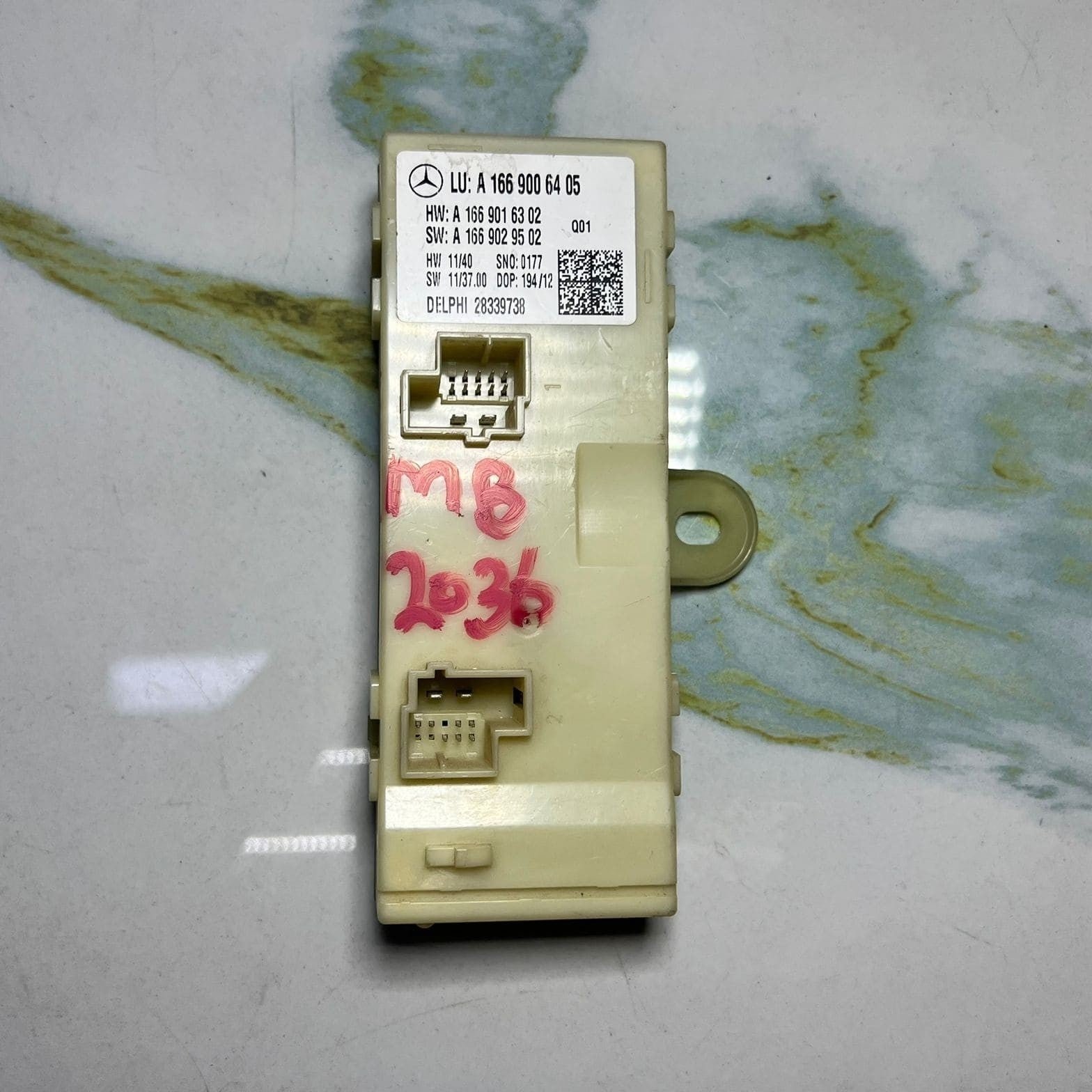 2015 Mercedes-Benz ML250 Tailgate Control Module A1669006405 ML GL W166