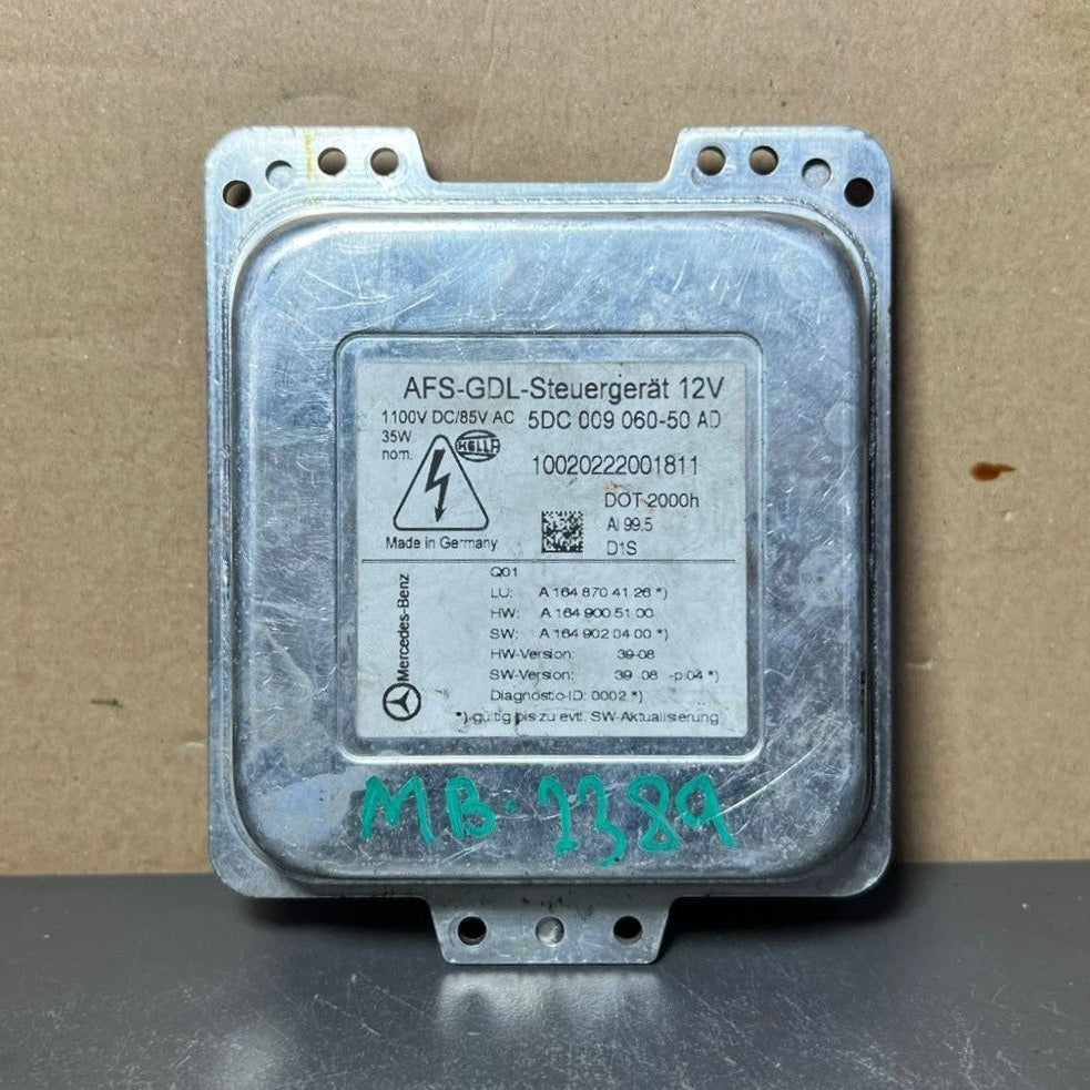 Mercedes W164 ML GL Xenon Light Headlight Control Module Unit A164 8704126 OEM