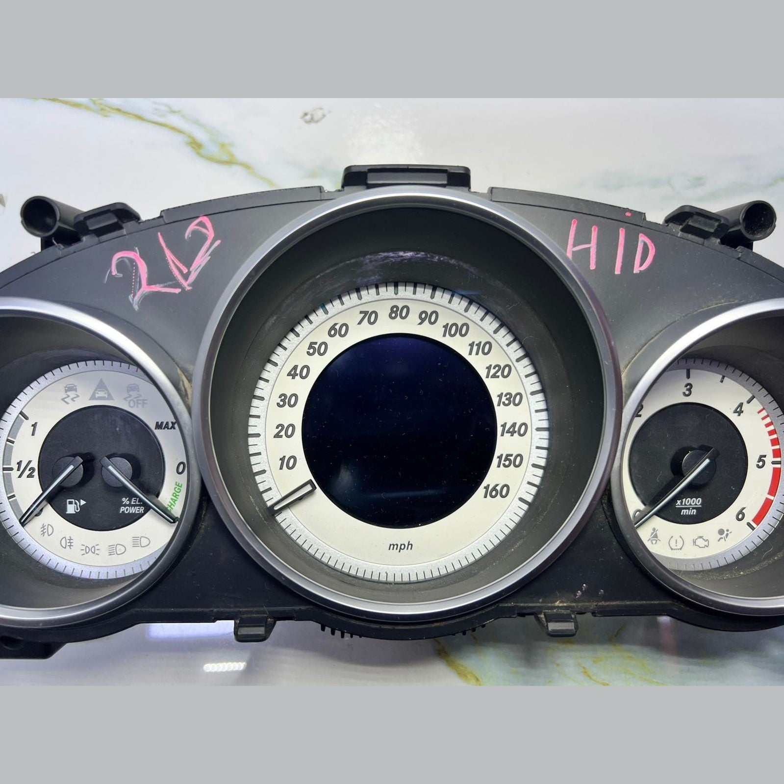10-14 Mercedes W212 E-Class Hybrid  Instrument Cluster Speedometer A212 9001625