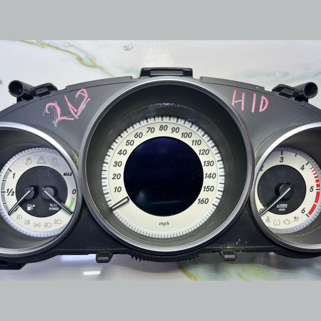 10-14 Mercedes W212 E-Class Hybrid  Instrument Cluster Speedometer A212 9001625