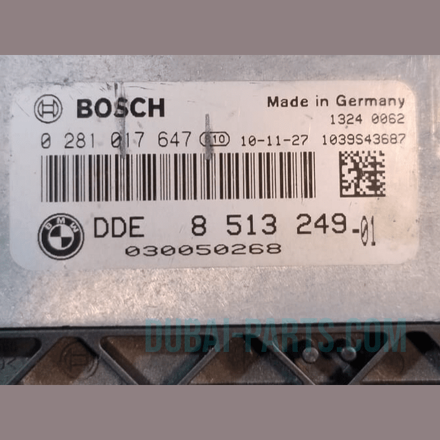 BMW X3 F25  2.0 DIESEL ENGINE CONTROL UNIT MODULE ECU ONLY OEM -  8513249