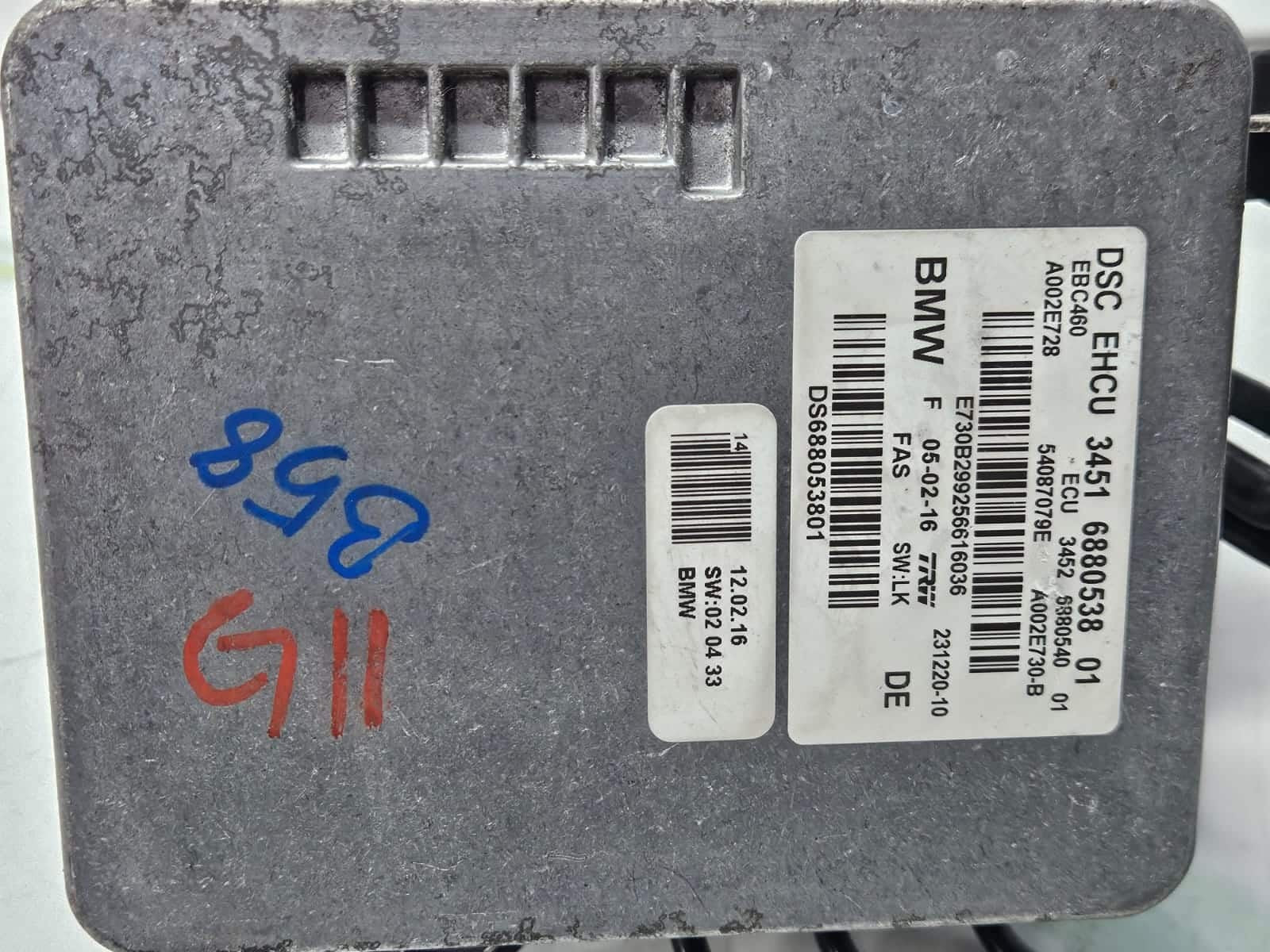 2016-2019 BMW G11 G12 7 Series, G30 5 Series, G01 X3 Abs Pump Module 6880538 OEM