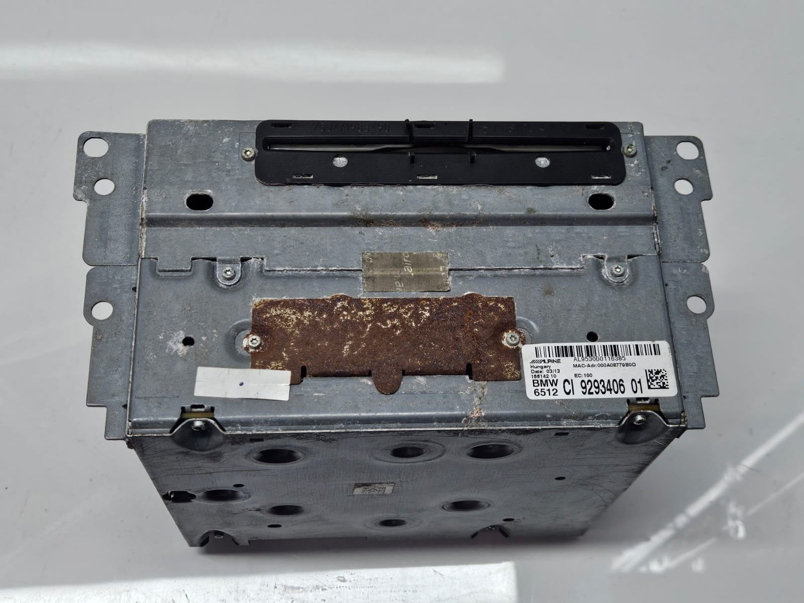 9293406-2012 BMW X3 F25 Navigation Audio CD Head Unit OEM