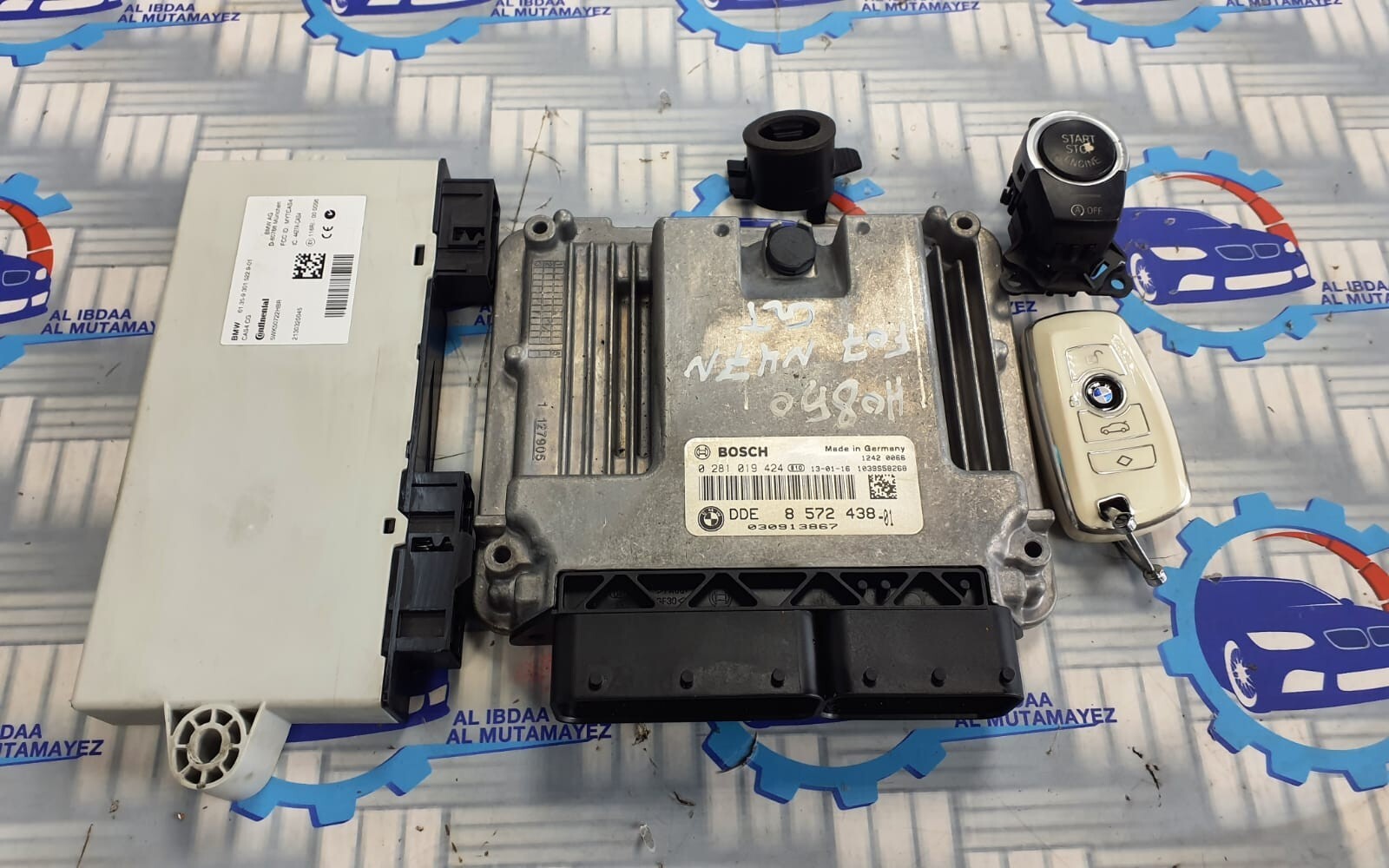 BMW Engine ECU / CAS Kit N47N Diesel Auto F07 F10 F11 5 SERIES 8572438