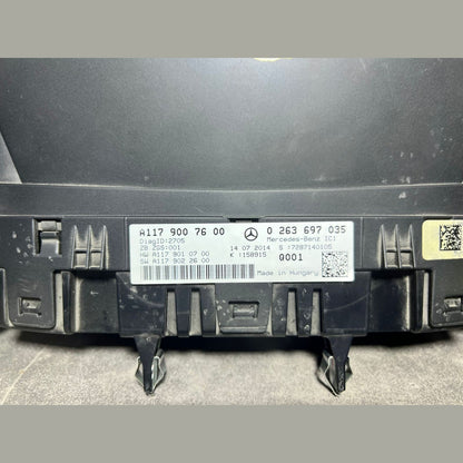 14-17 Mercedes-Benz W117 CLA 250 Instrument Cluster Speedometer A117 9007600 OEM